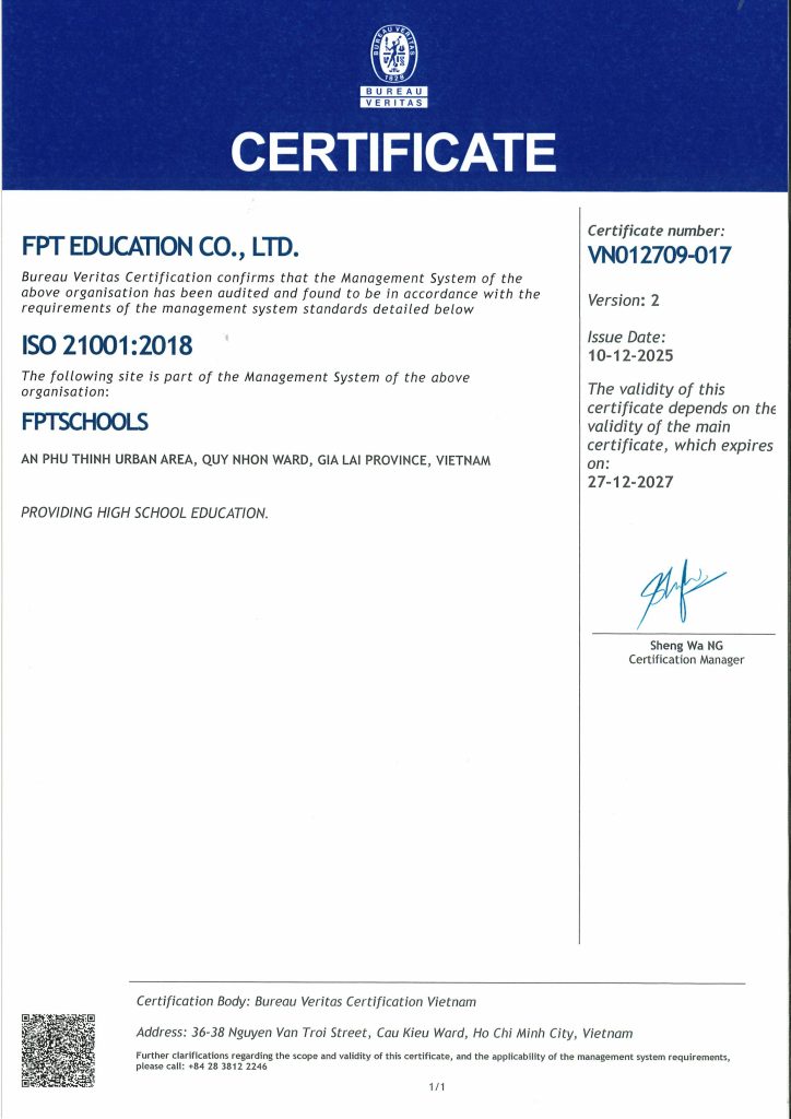 Fpt Education 21k (non) Fsc Quy Nhon